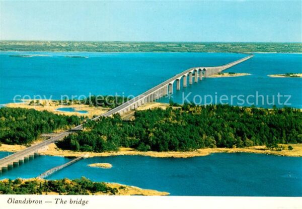 Kalmar Ölandsbron Ölandbrücke Fliegeraufnahme