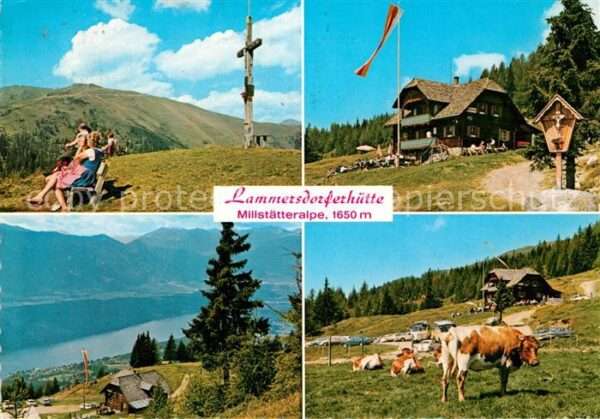 Millstatt Millstaettersee Lammersdorferhütte Millstätteralpe Jufe