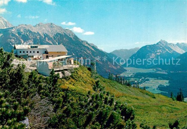 Leutasch Rauthhütte Blick auf Dreitorspitze Karw