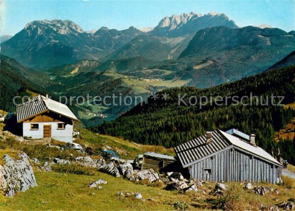 Landl Thiersee Ackeralm Blick auf Landl Hinterthiersee