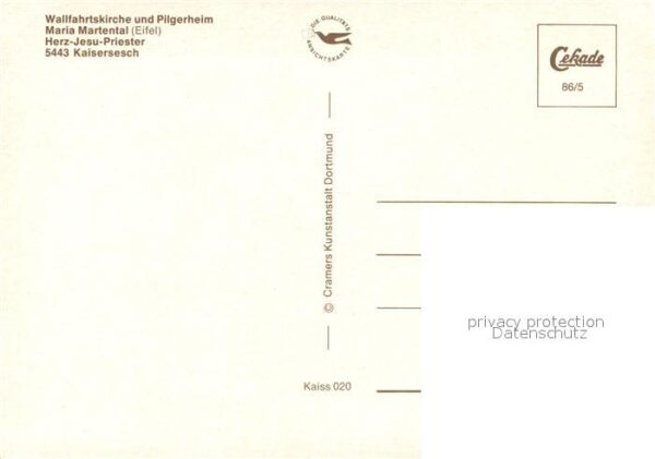 Kaisersesch Wallfahrtskirche und Pilgerheim Maria M – Bild 2