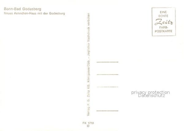 Bad Godesberg Neues Aennchen mit der Godesburg – Bild 2