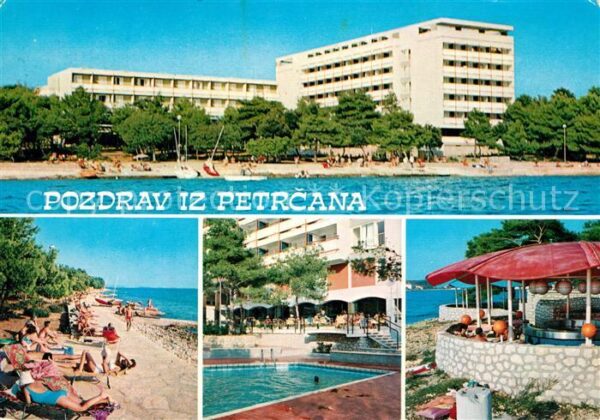 Petrcane Hotel am Strand Swimming Pool Grillrest