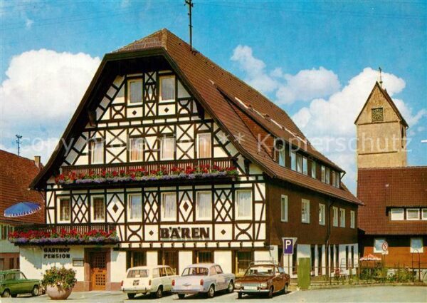 Lossburg Schwarzwald Gasthof Pension Bären Fachw