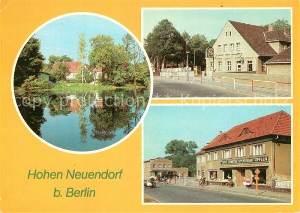 Hohen Neuendorf Partie an den Rotpfuhlen S-Bahnhof Eink