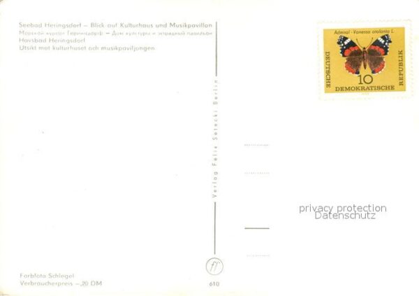 Heringsdorf Ostseebad Usedom Kulturhaus und Musikpavillon Fliegerauf – Bild 2
