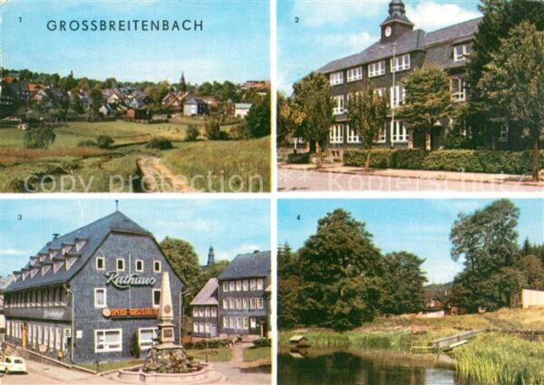 Grossbreitenbach Thueringen Teilansicht Polytechnische Oberschule T
