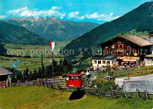Zell Ziller Tirol Gasthof Grindlalm Enzian Sepp Seilbahn