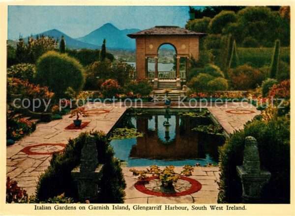 Glengarriff Ireland Italians Gardens on Garnish Island