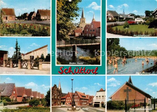Schuettorf Evangelische Friedhof Kapelle Markt Ems