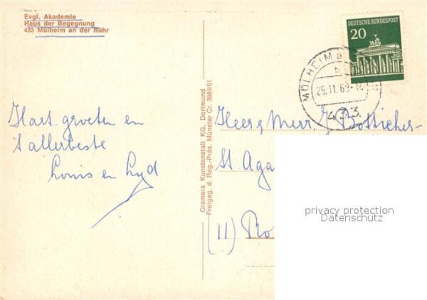 Muelheim Ruhr Fliegeraufnahme Haus der Begegnung – Bild 2
