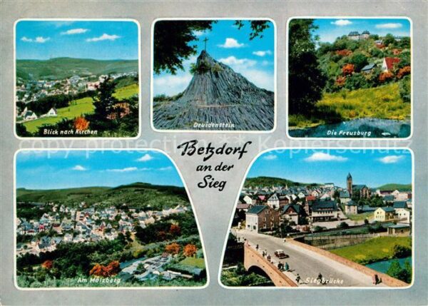 Betzdorf Sieg Druidenstein Freusburg Siegbrücke Molzb