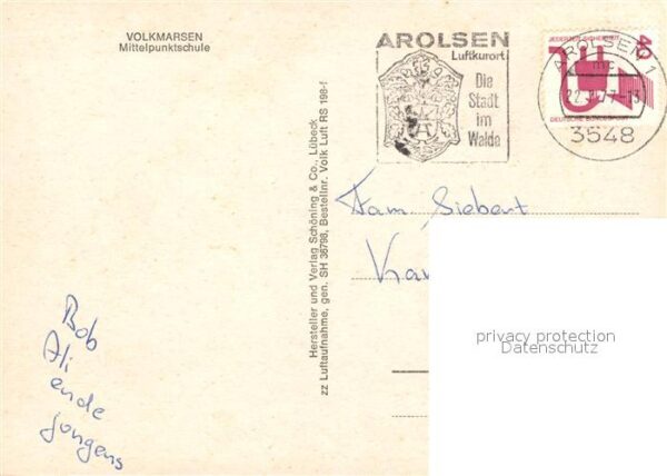 Volkmarsen Fliegeraufnahme Mittelpunktschule – Bild 2