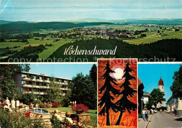 Hoechenschwand Fliegeraufnahme Brunnen