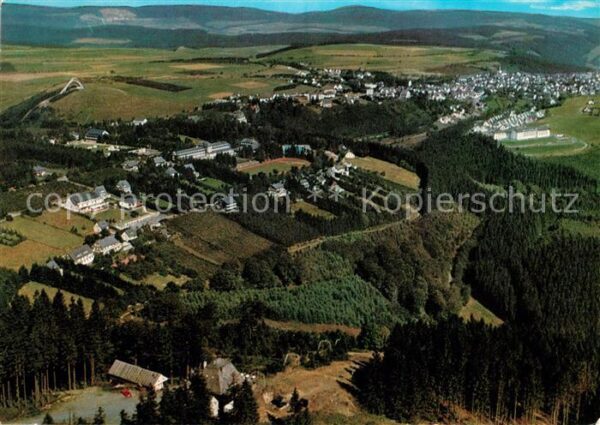 Winterberg Hochsauerland Fliegeraufnahme Bobhaus
