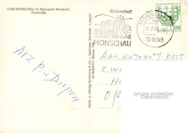 Monschau Rurstrasse Fachwerk – Bild 2