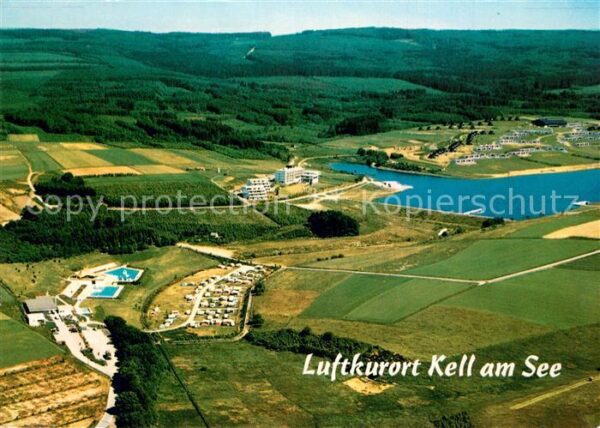 Kell See Fliegeraufnahme Camping Restaurant im F