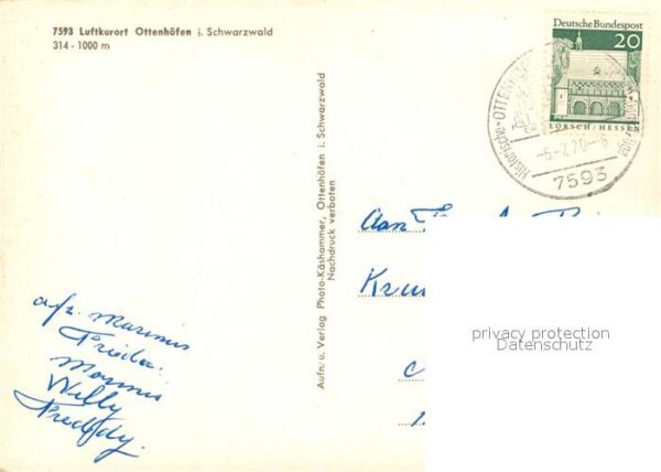 Ottenhoefen Schwarzwald Fliegeraufnahme – Bild 2