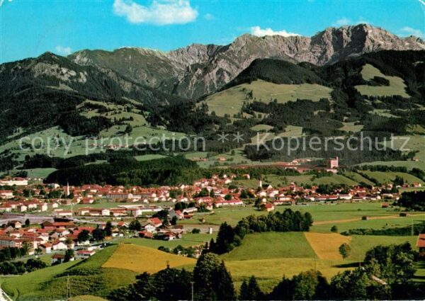 Sonthofen Oberallgaeu Fliegeraufnahme