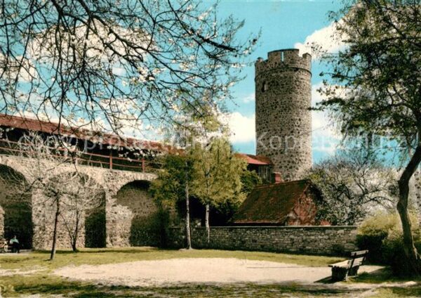 Butzbach Stadtmauer mit Turm
