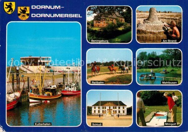 Dornum Ostfriesland Kutterhafen Beningaburg Strand Mahlbuse
