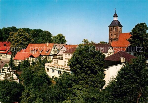 Tecklenburg Kirchenpartie Fachwerk