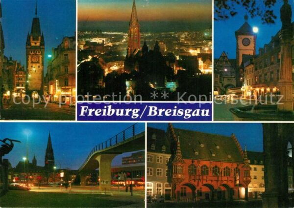 Freiburg Breisgau Martinstor Münster Schwabentor Karlspla