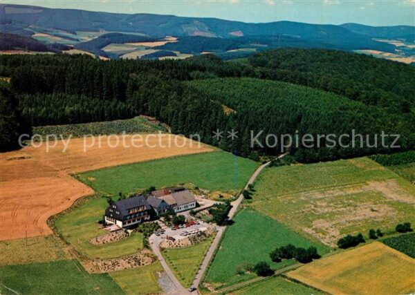 Cobbenrode Sauerland Fliegeraufnahme Hotel Pension Berghotel