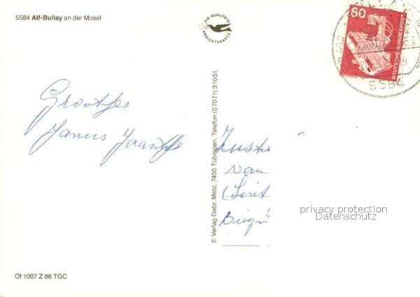 Alf Mosel Bullay Fliegeraufnahme Mosel Burg-Arras – Bild 2