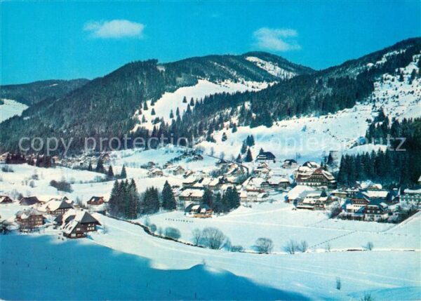 Menzenschwand Fliegeraufnahme Haus Sonnhalde