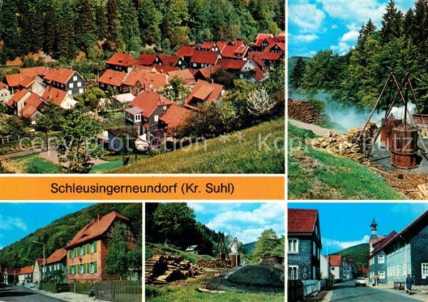 Schleusingerneundorf Köhlerei Hauptstrasse Rathaus
