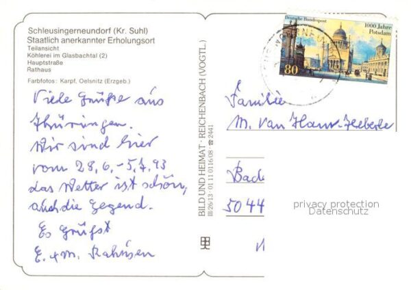 Schleusingerneundorf Köhlerei Hauptstrasse Rathaus – Bild 2
