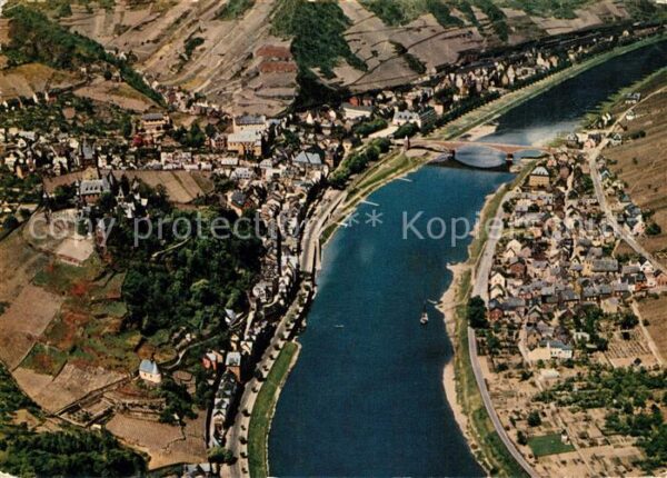 Cochem Mosel Fliegeraufnahme Mosel