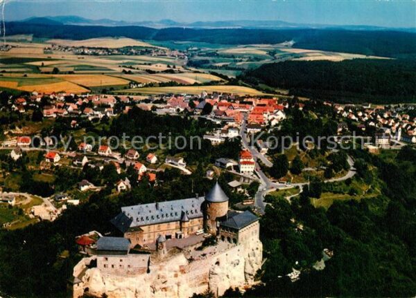 Waldeck Edersee Fliegeraufnahme Schloss Edertalsperre