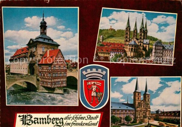 Bamberg Brücke Fachwer Kirchen