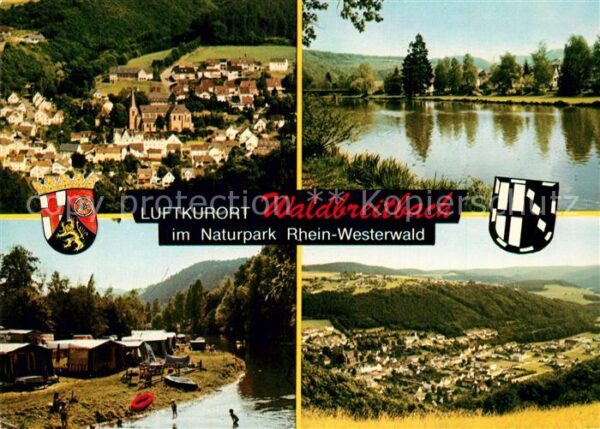 Waldbreitbach Wied Fliegeraufnahme Camping Naturpark Rhein