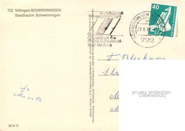 Villingen-Schwenningen Fliegeraufnahme Schwäne Uhrenstadt – Bild 2
