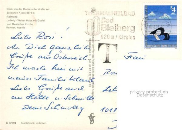 Dobratsch Kaernten Roßtratte Ludwig-Walter-Haus Deutsche-K – Bild 2