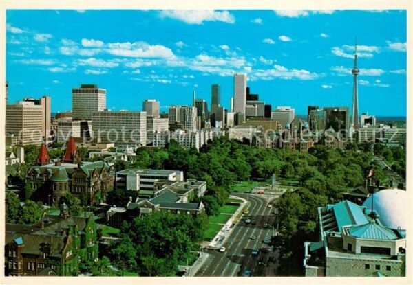 Toronto Canada Fliegeraufnahme Skyline