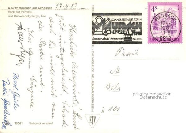 Maurach Achensee Fliegeraufnahme mit Pertisau und Karwen – Bild 2