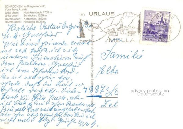 Schroecken Vorarlberg Hochkrummbadch Körbersee Nesslegg – Bild 2