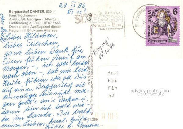 St Georgen Attergau Berggasthof Danter – Bild 2