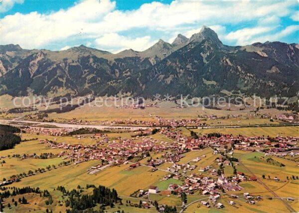 Reutte Tirol Fliegeraufnahme Lechaschau Breitenwang