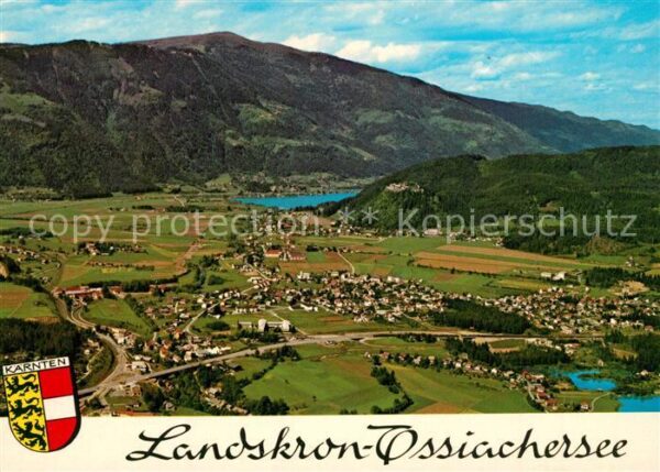 Landskron Kaernten Fliegeraufnahme Ossiachersee