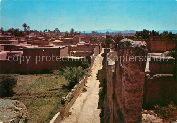 Taroudant Gasse in den Ruinen