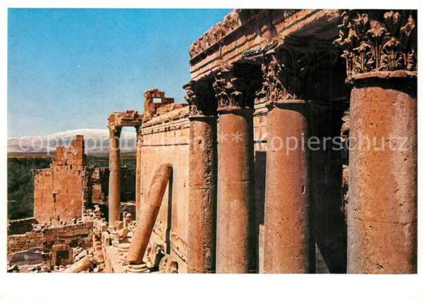 Baalbek Baalbeck Bacchustemple Südseite