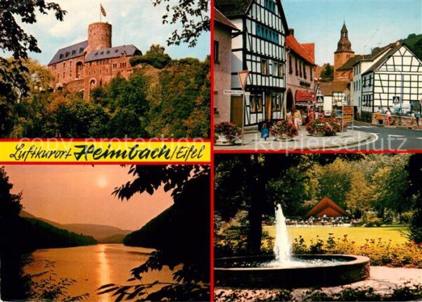 Heimbach Eifel Burg Fachwerk Park