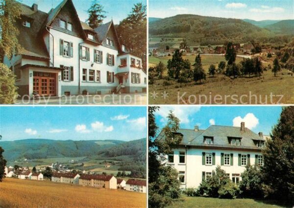 Hueinghausen Schullandheim Haus Habbel Panorama Orts
