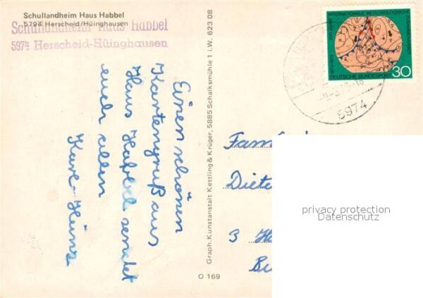 Hueinghausen Schullandheim Haus Habbel Panorama Orts – Bild 2