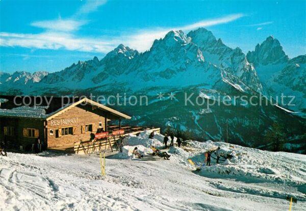 Pustertal Suedtirol Skizentrum Restaurant Rotwand und Zwölf